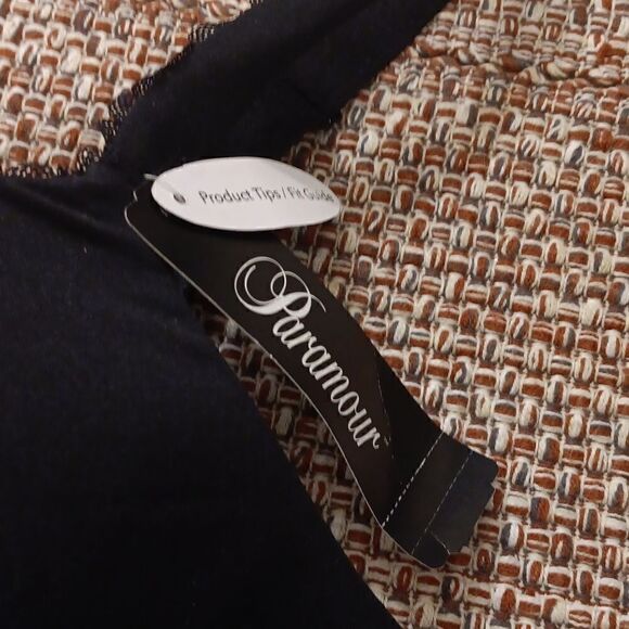 New Paramour Sensational T-Shirt Bra Black Size: 40DDD New With Tags - Picture 5 of 8